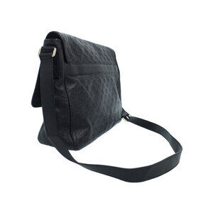 Gucci Messenger Leather ssima Crossbody Black Bag